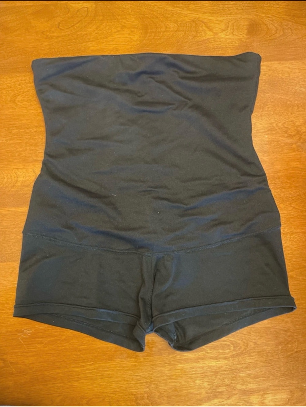 Maidenform Black High-Waist Shaping Shorts